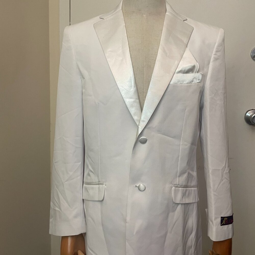 R. R. Orsini Men’s White Sport Blazer–Brand New with Tags–Size R38 W32–Tailored